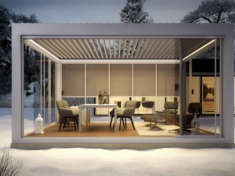 Pergola bioclimatica Diesis O Autoportante di Dirello