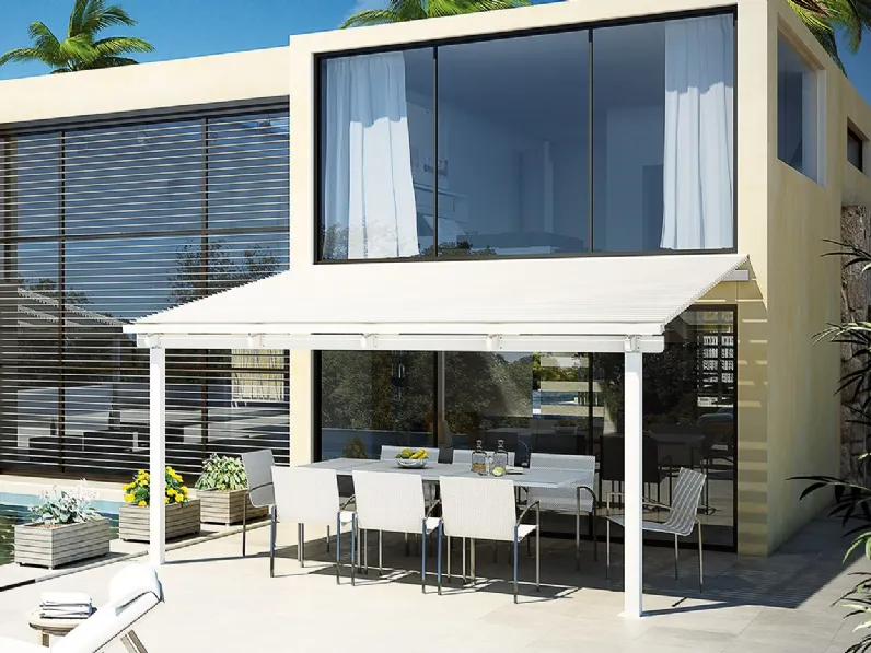 Pergola bioclimatica Eclissi Addossata di Dirello