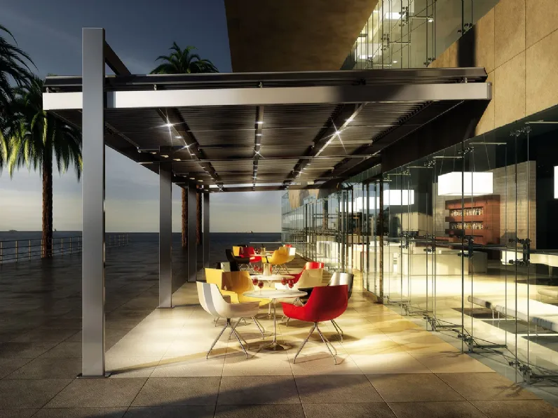 Pergola bioclimatica Koevo Addossata di Dirello