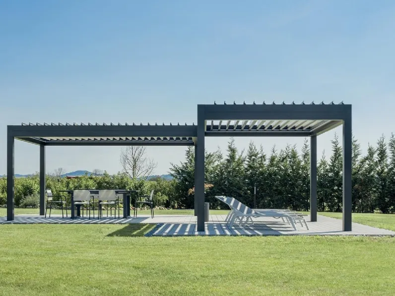 Pergola bioclimatica Med Twist di Gibus