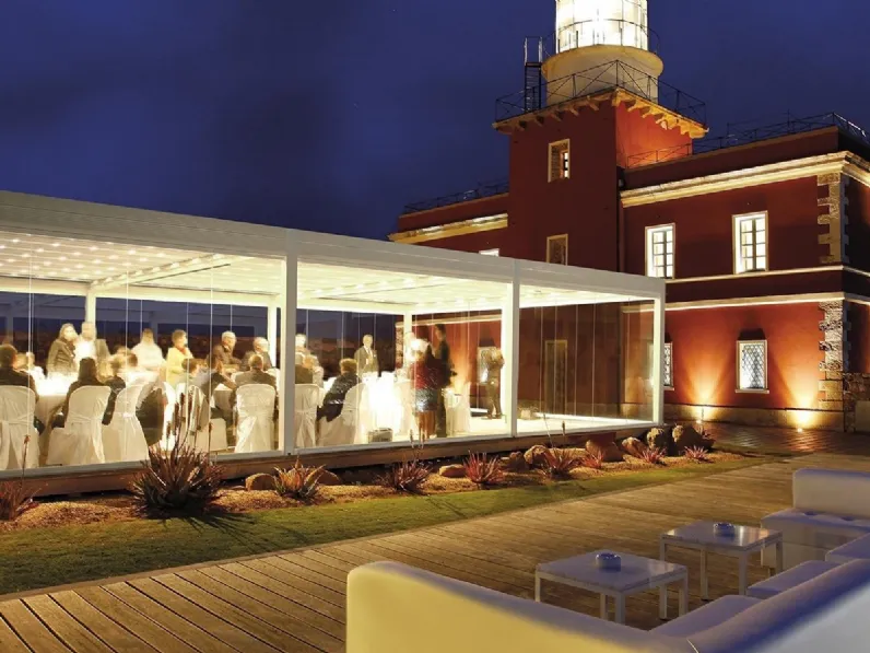 Pergola bioclimatica Med Twist di Gibus