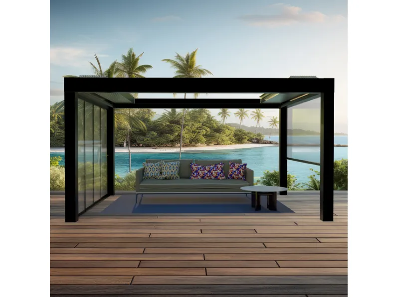 Pergola bioclimatica autoportante Narciso di Dirello