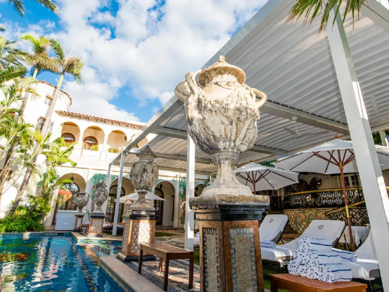 Pergola Isola 2 con tetto scorrevole di Ke Outdoor