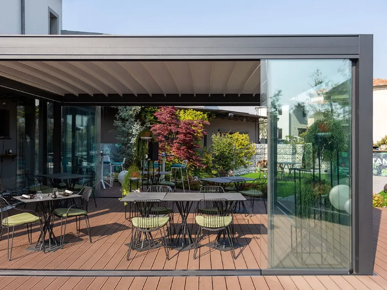 Pergola addossata Isola 3 di Ke Outdoor