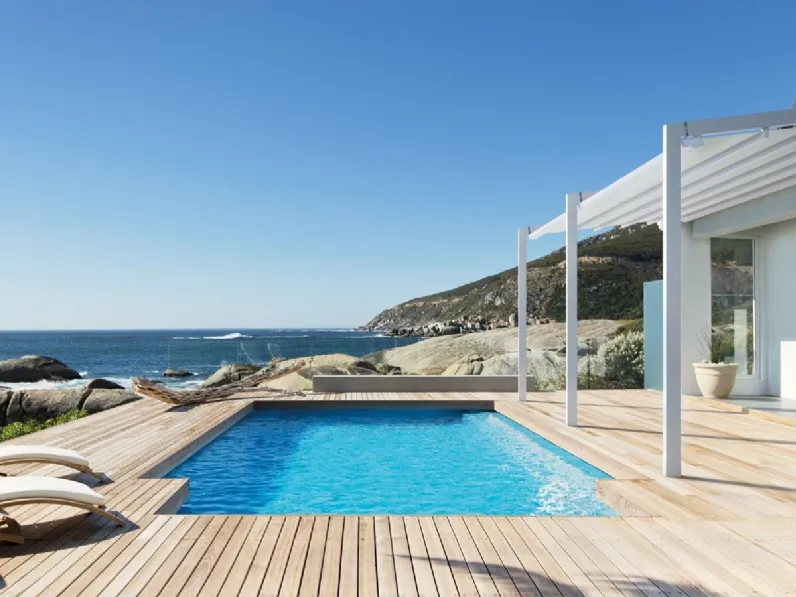 Pergola addossata inclinata Med Luce di Gibus