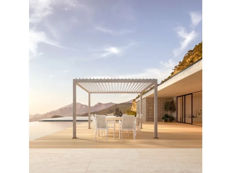 Pergola Ocean Rustic Bianco di Bizzotto