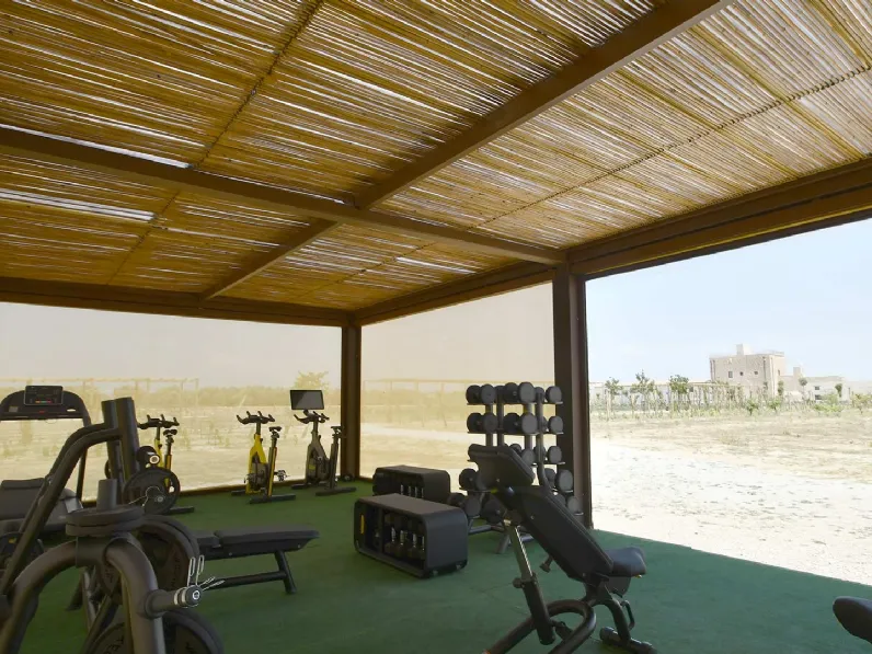 Pergola QBox Bamboo di Sprech