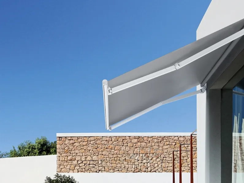 Tenda da sole a bracci verniciata a polveri leggera Combi di Gibus